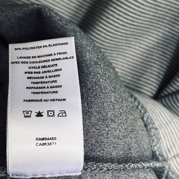 Hickey Freeman Men's Quarter Zip Pullover Striped Gray Size M - Picture 15 of 15